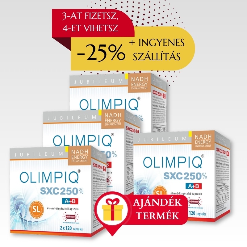 Olimpiq SXC SL Jubileum 250% őssejtfokozó kapszula cukorbetegeknek – 3-at fizetsz, 4-et vihetsz